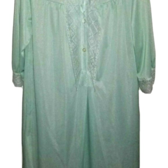 Gilbreath Vintage M Lace Womens Nightgown - Picture 3 of 12